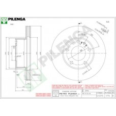 V114 PILENGA Гальмівний диск