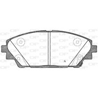 BPA1569.02 OPEN PARTS Комплект гальмівних колодок дисковий гальм