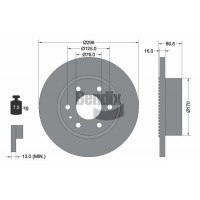 BDS1393 BENDIX Braking Гальмівний диск