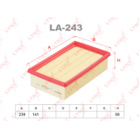 LA-243 LYNXauto Повітряний фільтр