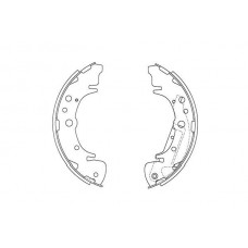 KBS-4412 KAVO PARTS Комплект гальмівних колодок