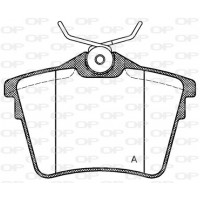 BPA1103.00 OPEN PARTS Комплект гальмівних колодок дисковий гальм