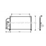 DW5012 AVA QUALITY COOLING Конденсатор кондиціонера