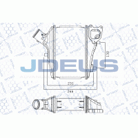 M-813032A JDEUS Интеркулер