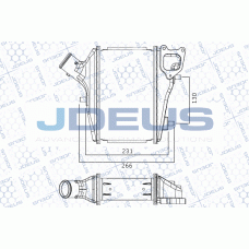 M-813032A JDEUS Интеркулер