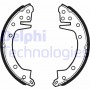 LS1283 DELPHI Комплект гальмівних колодок