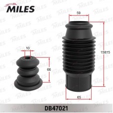 DB47021 MILES Пилозахисний комплект амортизатор