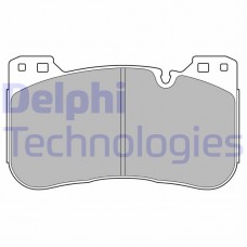 LP3626 DELPHI КомплеК т гальмівних колодок, дискове гальмо