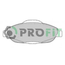 5000-4003 PROFIT Комплект гальмівних колодок дисковий гальм