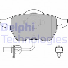 LP1706 DELPHI Комплект гальмівних колодок дисковий гальм