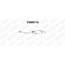 VW80110 VENEPORTE Глушник вихлопних газів кінцевий