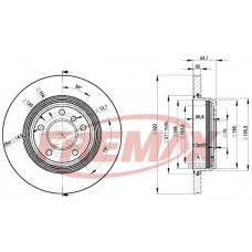 BD-3215 FREMAX Гальмівний диск