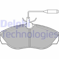 LP877 DELPHI Комплект гальмівних колодок дисковий гальм