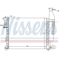 63546 NISSENS Радіатор охолодження двигуна