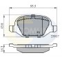 CBP01559 COMLINE Комплект гальмівних колодок дисковий гальм
