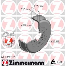 600.1961.20 ZIMMERMANN Гальмівний барабан