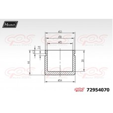 72954070 MAXTECH Поршень корпус скоби гальма