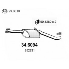 34.6094 ASSO Середній глушник вихлопних газів