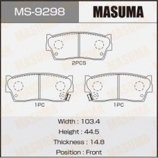 MS9298 MASUMA Колодки гальмівні