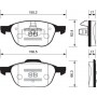 FBP1260 FI.BA Комплект гальмівних колодок дисковий гальм
