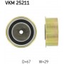 VKM 25211 SKF Паразитный / Ведущий ролик, Зубчастий ремінь