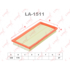 LA-1511 LYNXauto Повітряний фільтр