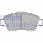 LP810 DELPHI КомплеК т гальмівних колодок, дискове гальмо