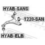 HYAB-SANS FEBEST Підвіска важіль незалежної підвіски колеса