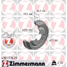 430.1776.20 ZIMMERMANN Гальмівний барабан