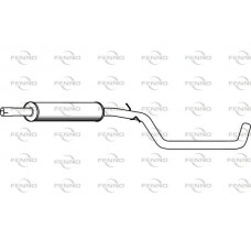 P1270 FENNO Середній глушник вихлопних газів