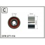 277-114 CAFFARO Паразитный / Ведущий ролик, Зубчастий ремінь