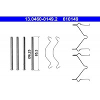 13.0460-0149.2 ATE Комплектуючі колодки дискового гальма