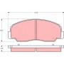 GDB1134 TRW Комплект гальмівних колодок дисковий гальм