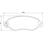 363710209107 MAGNETI MARELLI Комплект гальмівних колодок дисковий гальм