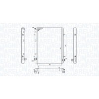 350213195900 MAGNETI MARELLI Радіатор охолодження двигуна