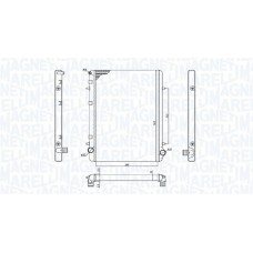 350213195900 MAGNETI MARELLI Радіатор охолодження двигуна