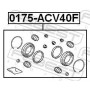 0175-ACV40F FEBEST Ремкомплект, Гальмівний супорт