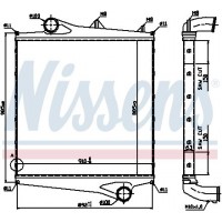 96961 NISSENS Интеркулер