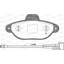BPA0414.01 OPEN PARTS Комплект гальмівних колодок дисковий гальм