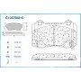 C12CR0015 CWORKS Комплект гальмівних колодок дисковий гальм