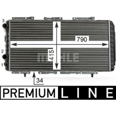 WG2183488 WILMINK GROUP Радіатор охолодження двигуна