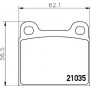 8DB 355 017-441 HELLA Комплект гальмівних колодок, дискове гальмо