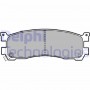 LP1189 DELPHI Комплект гальмівних колодок дисковий гальм