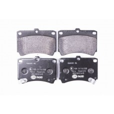 8DB 355 016-431 HELLA Комплект гальмівних колодок дисковий гальм