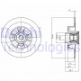 BG9028RSC DELPHI Гальмівний диск