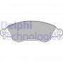 LP1656 DELPHI Комплект гальмівних колодок дисковий гальм