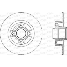 BDR2165.10 OPEN PARTS Гальмівний диск