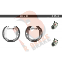 79RBKT0050 R BRAKE Комплект гальмівних колодок