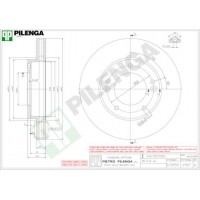V967 PILENGA Гальмівний диск
