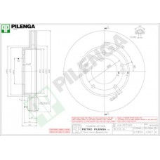 V967 PILENGA Гальмівний диск